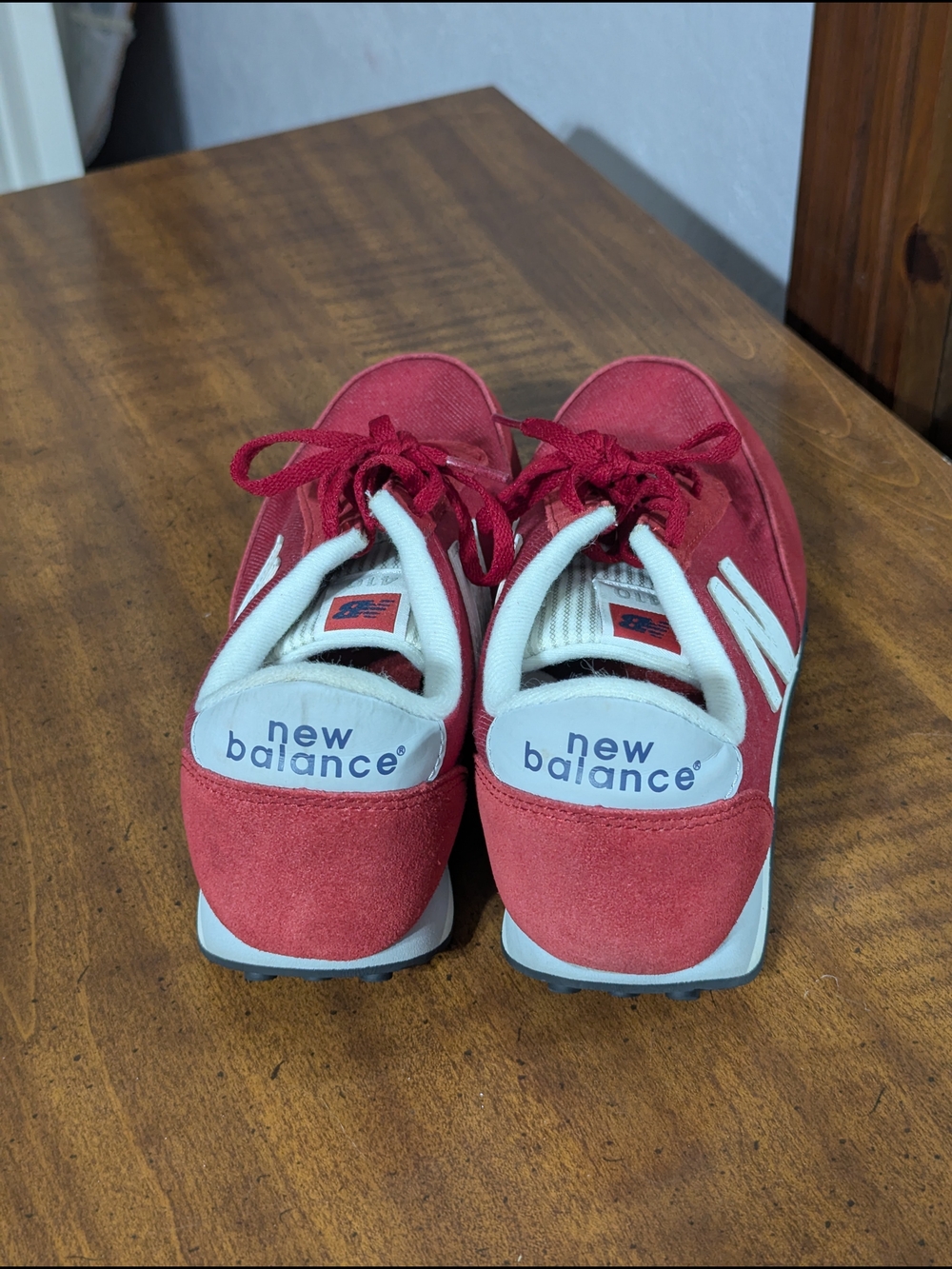 New Balance Red Classic Sneaker - Picture 3 of 5